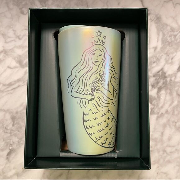 Starbucks 50th Anniversary Ceramic 12 oz. Tumbler Mermaid - Picture 1 of 4